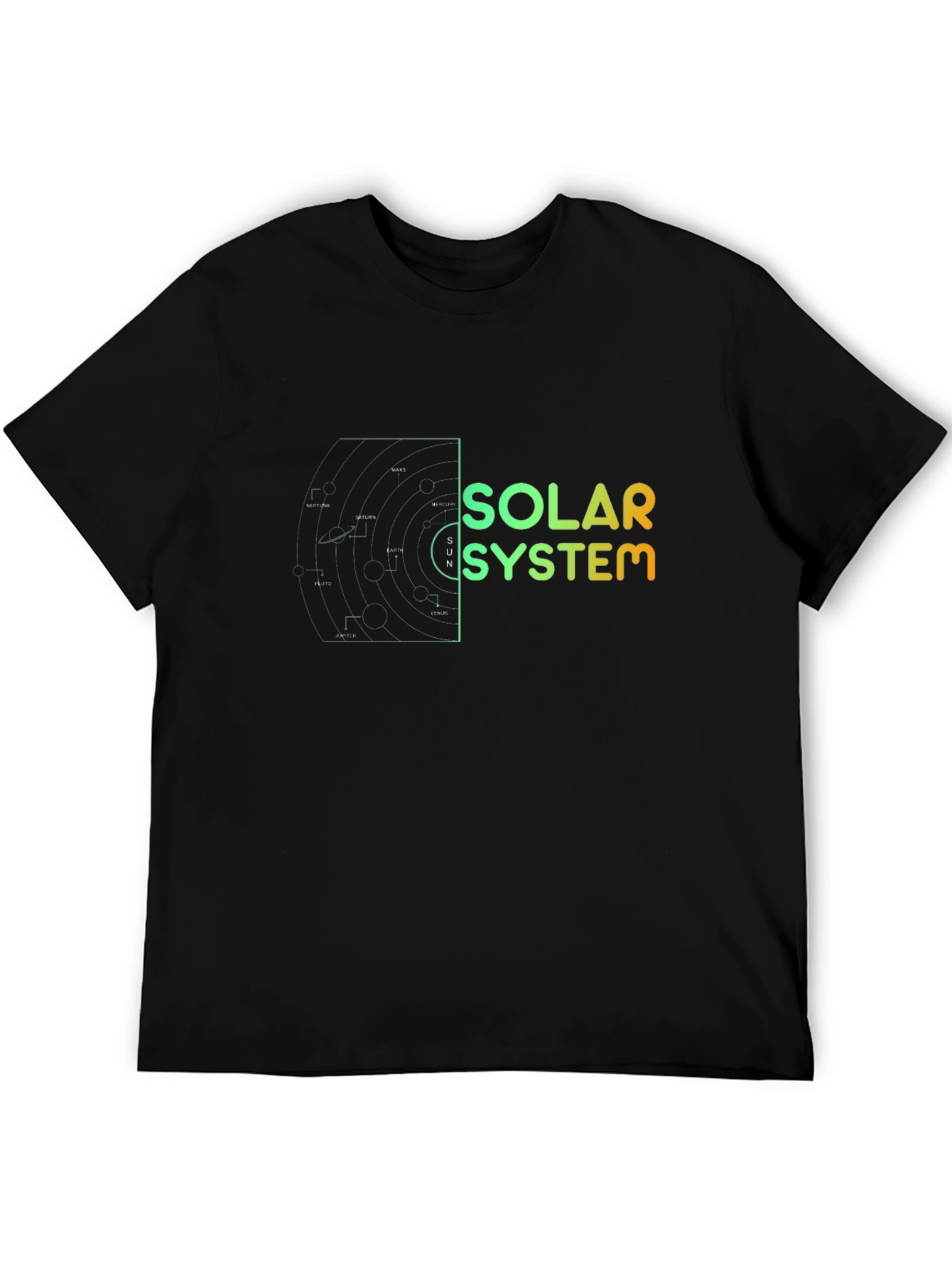 Solar System Graphic Tee - Stylish & Unique