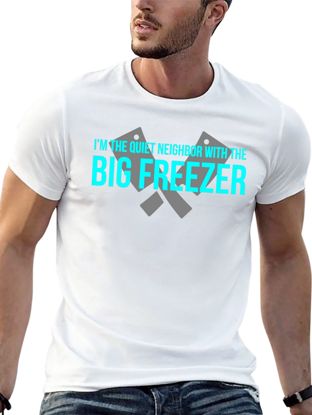 Quiet Neighbor Big Freezer Graphic Tee