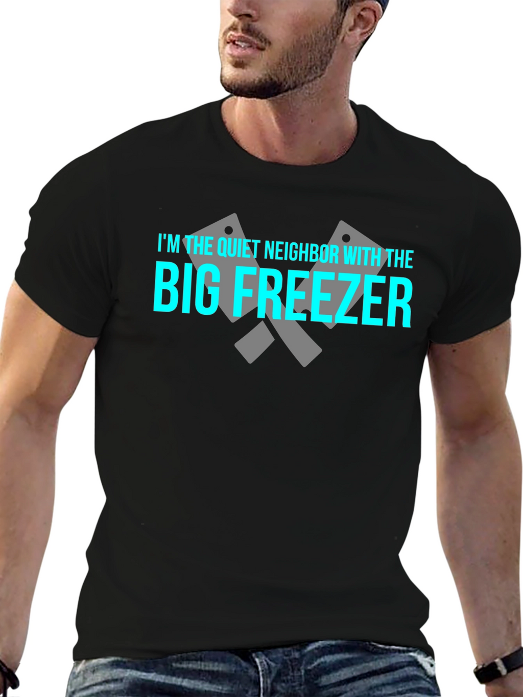 Quiet Neighbor Big Freezer Graphic Tee