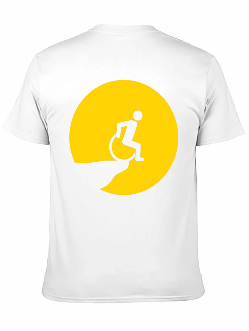 Humorous Wheelchair User T-Shirt - Black