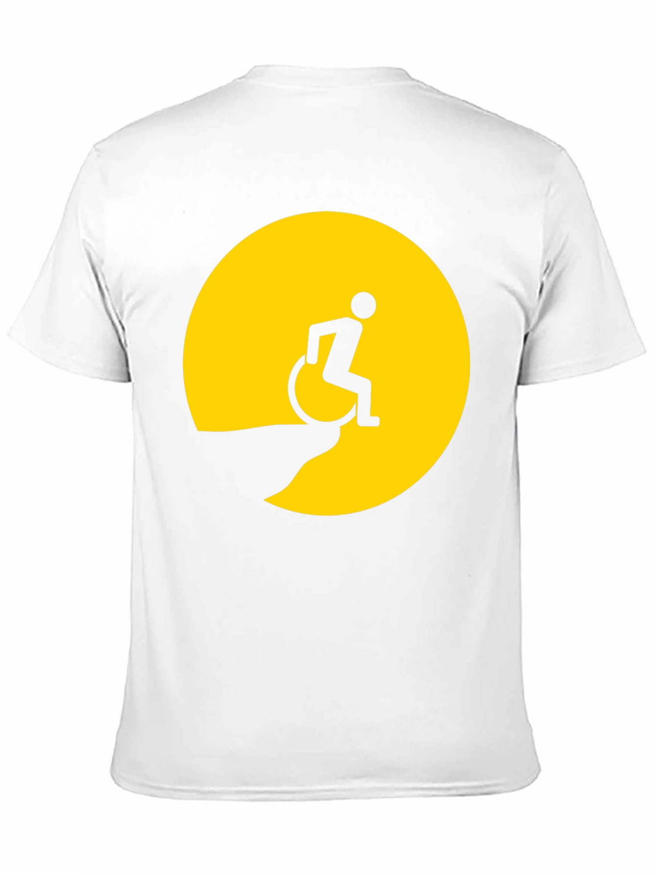 Humorous Wheelchair User T-Shirt - Black