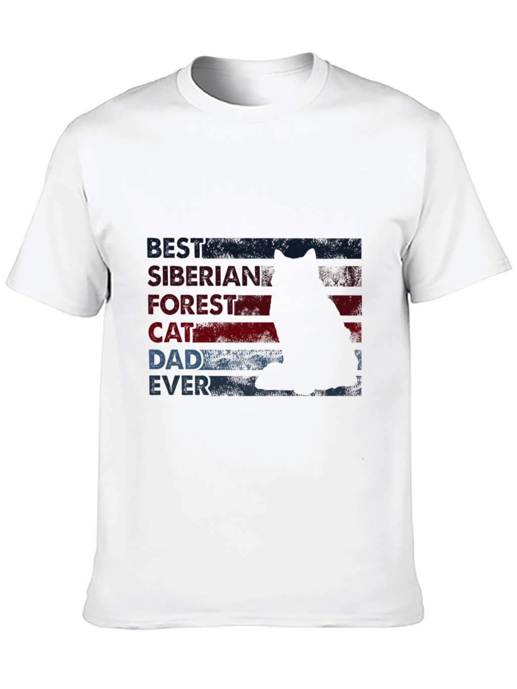 Siberian Forest Cat Dad Ever T-Shirt