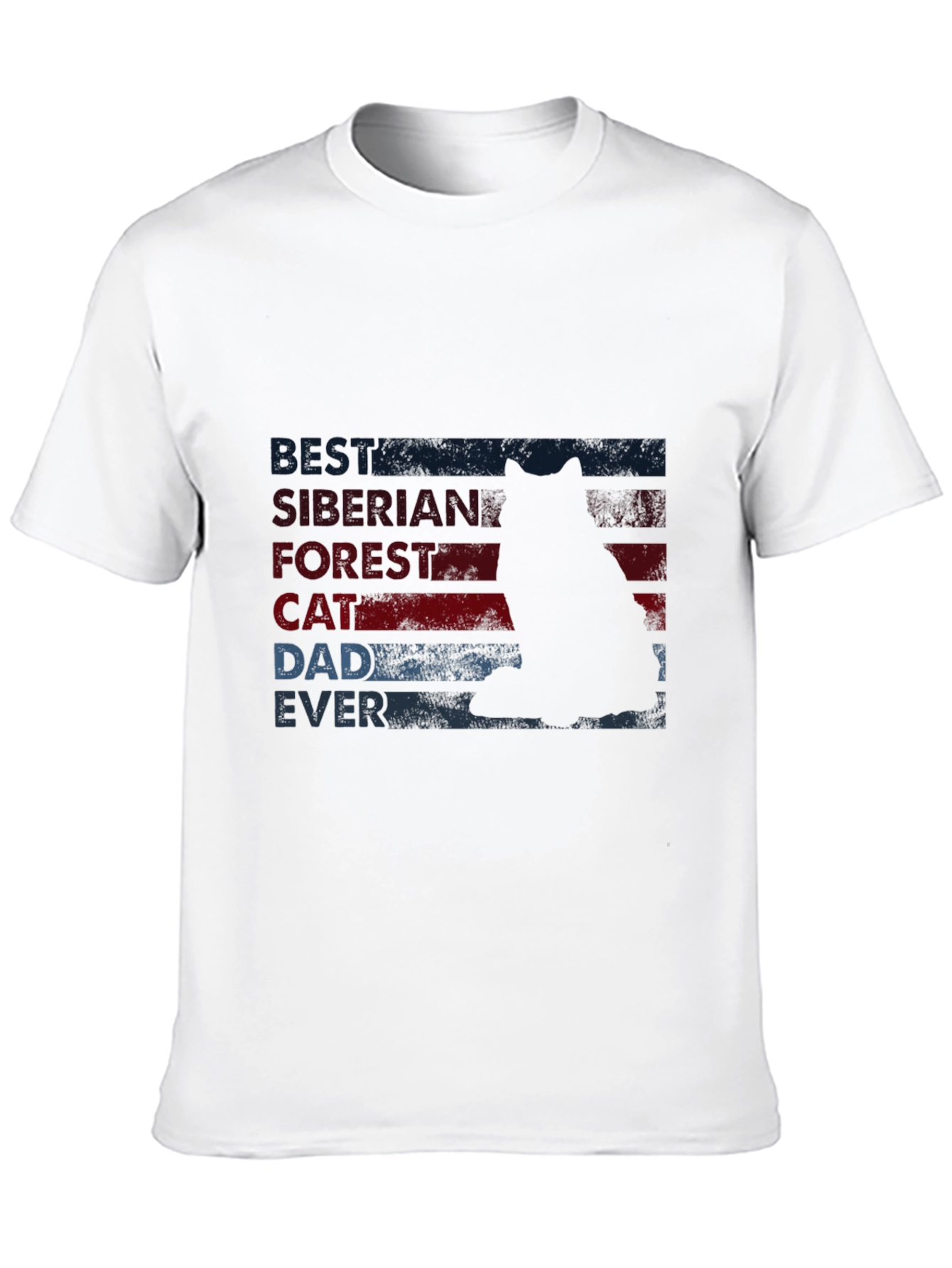 Siberian Forest Cat Dad Ever T-Shirt