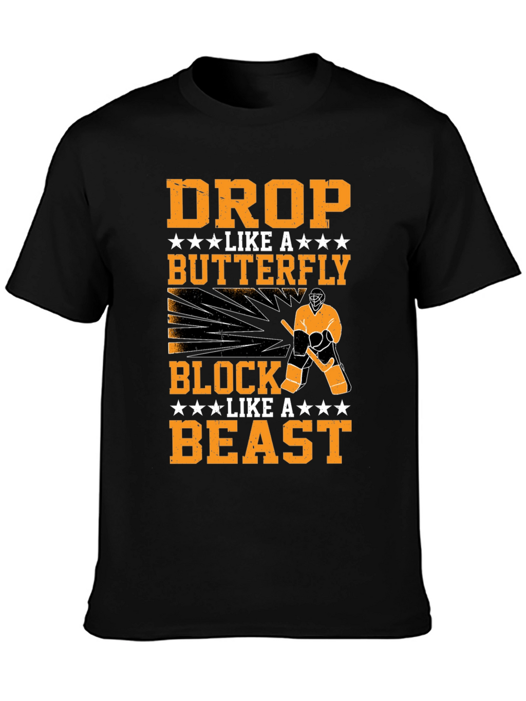 Drop Like a Butterfly Hockey T-Shirt