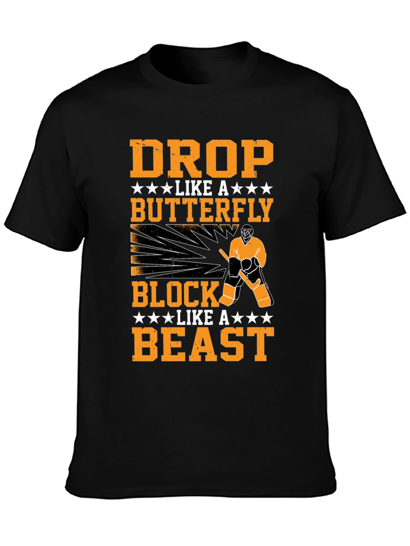 Drop Like a Butterfly Hockey T-Shirt