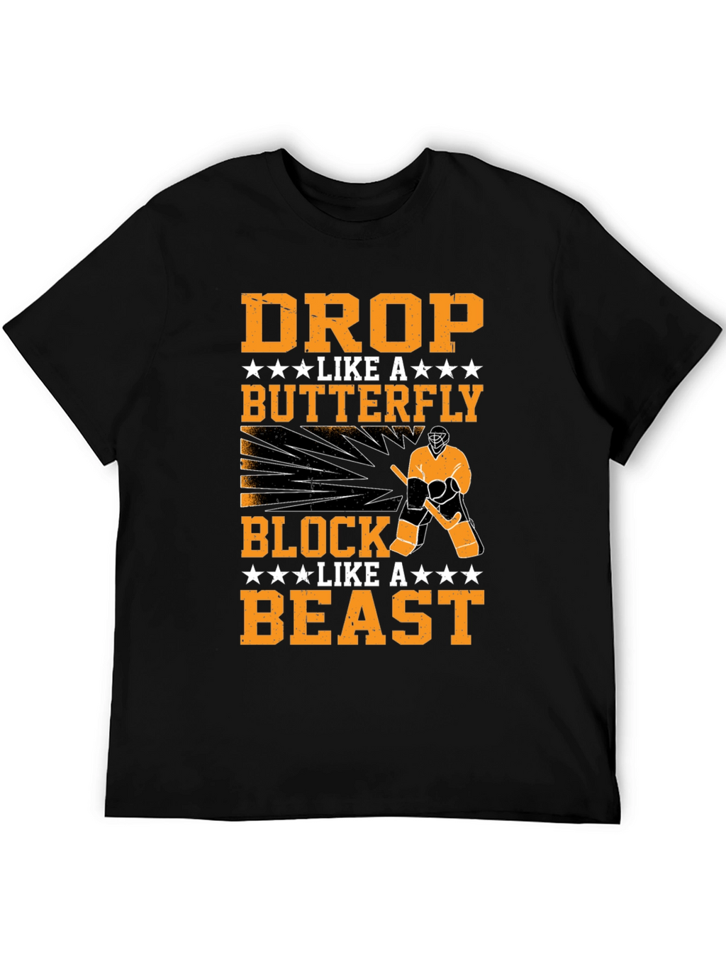 Drop Like a Butterfly Hockey T-Shirt