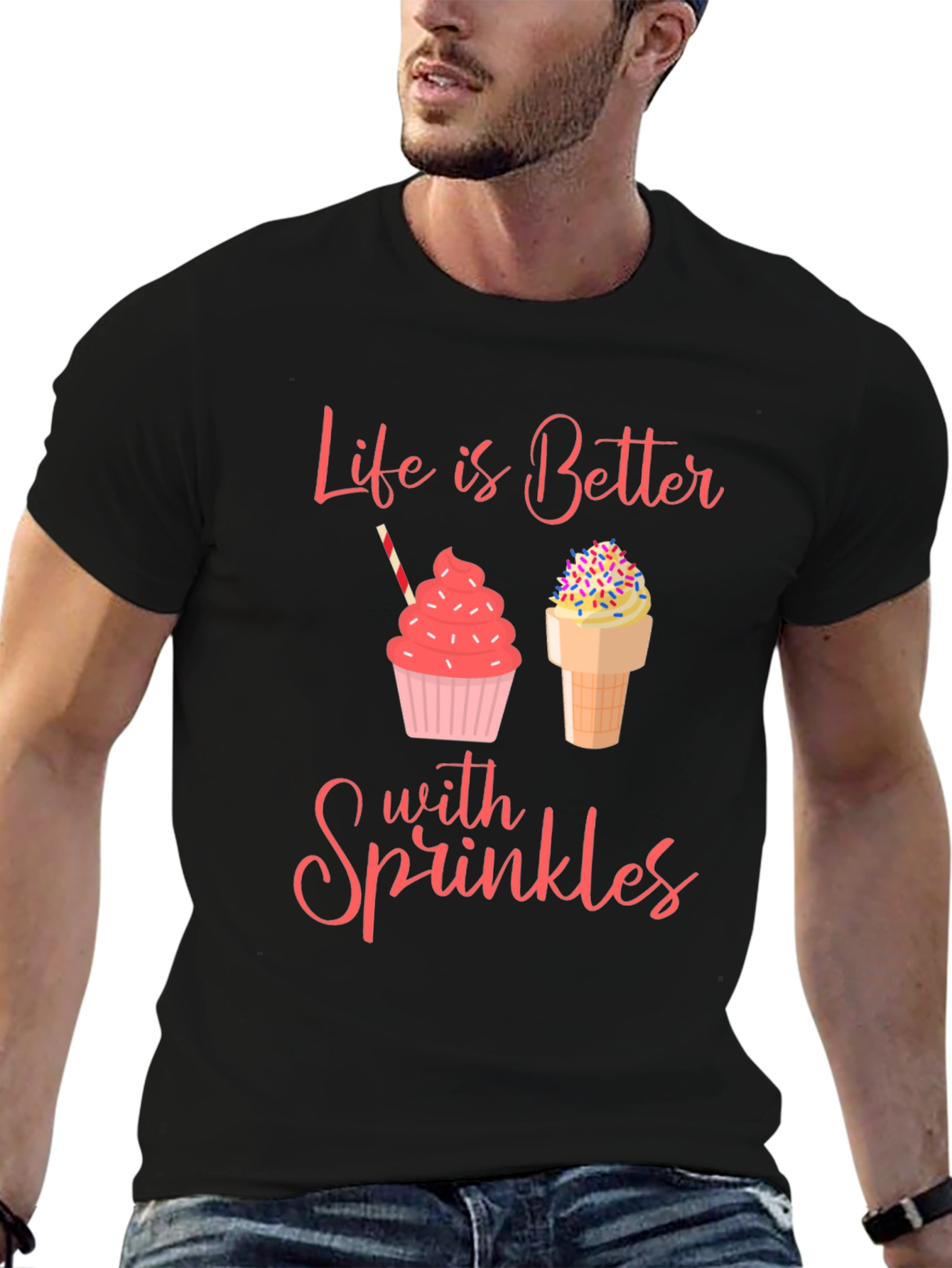 Sprinkles Graphic Tee - Life is Better with Sprinkles