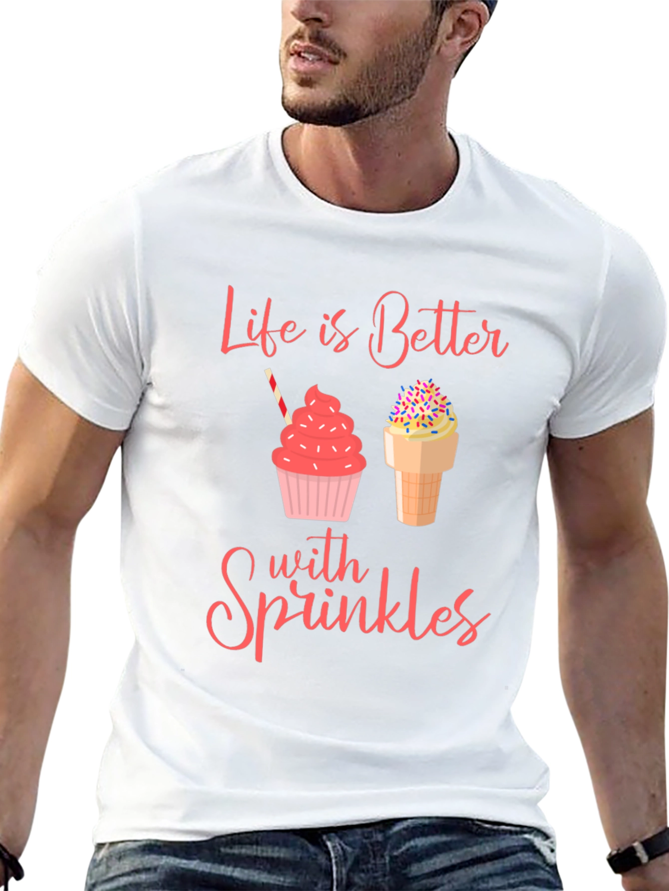 Sprinkles Graphic Tee - Life is Better with Sprinkles