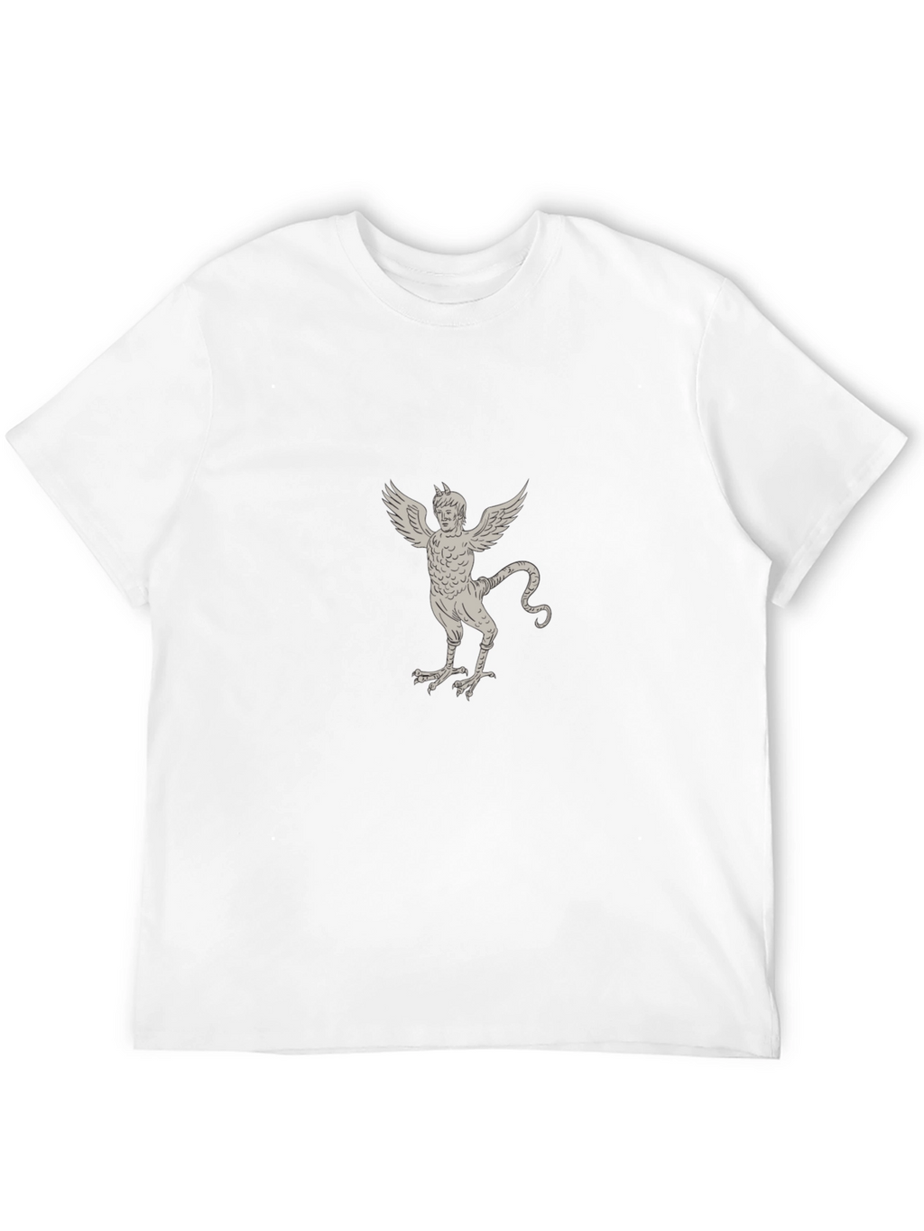 Mens Black T-Shirt - Griffin Illustration