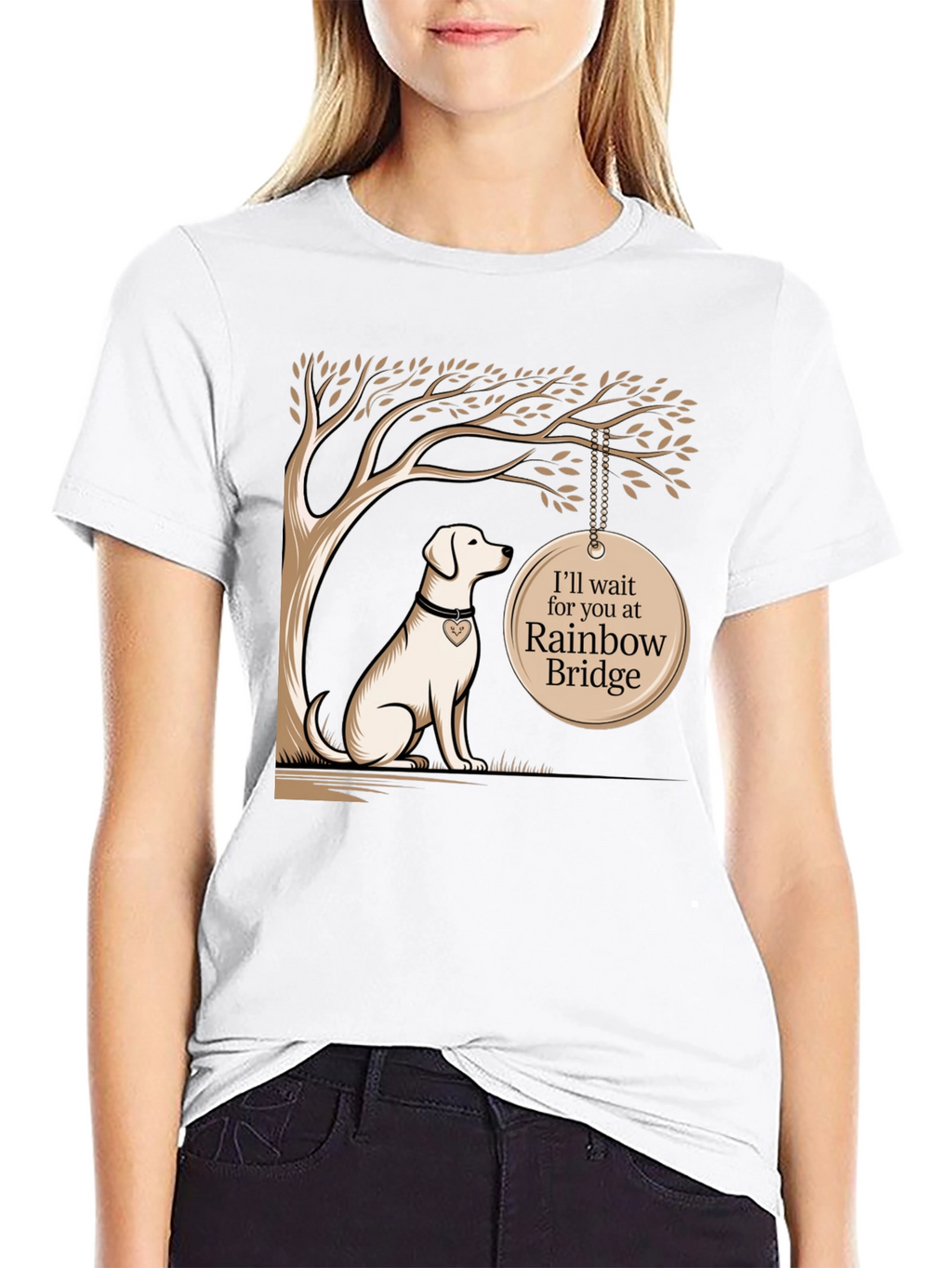 Rainbow Bridge Pet Memorial T-Shirt