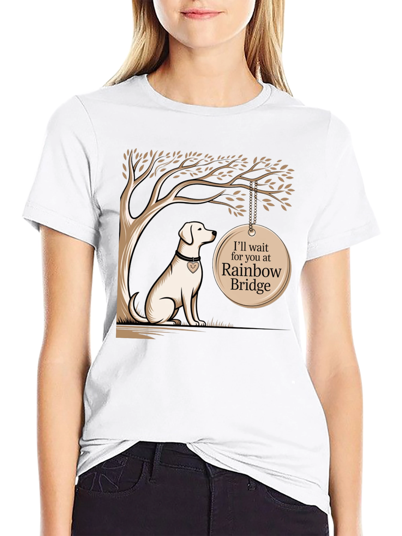 Rainbow Bridge Pet Memorial T-Shirt