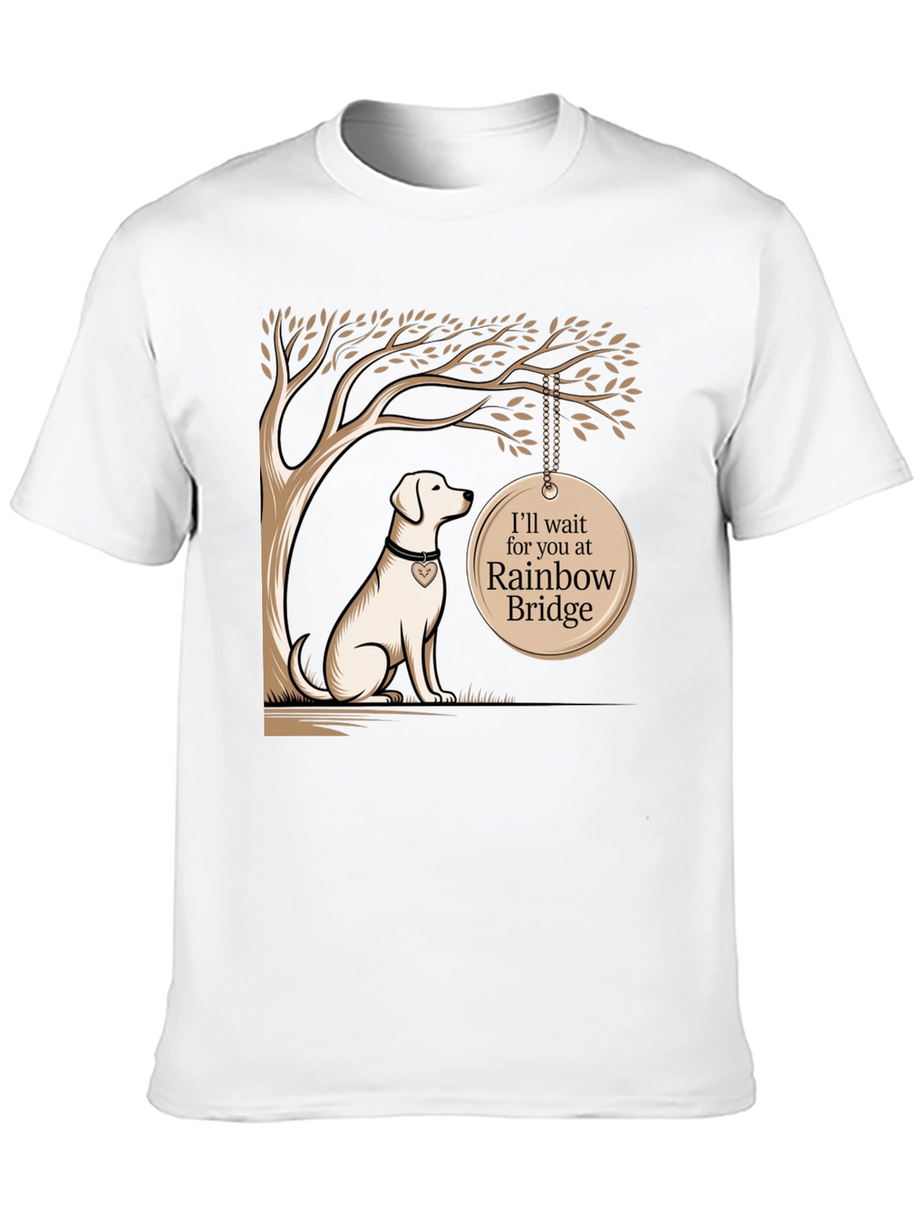 Rainbow Bridge Pet Memorial T-Shirt