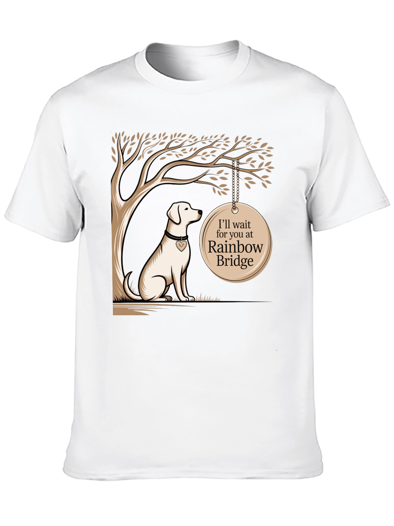 Rainbow Bridge Pet Memorial T-Shirt