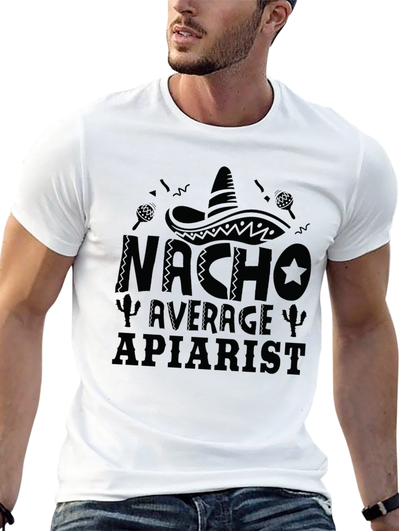 Nacho Average Apiarist Graphic T-Shirt