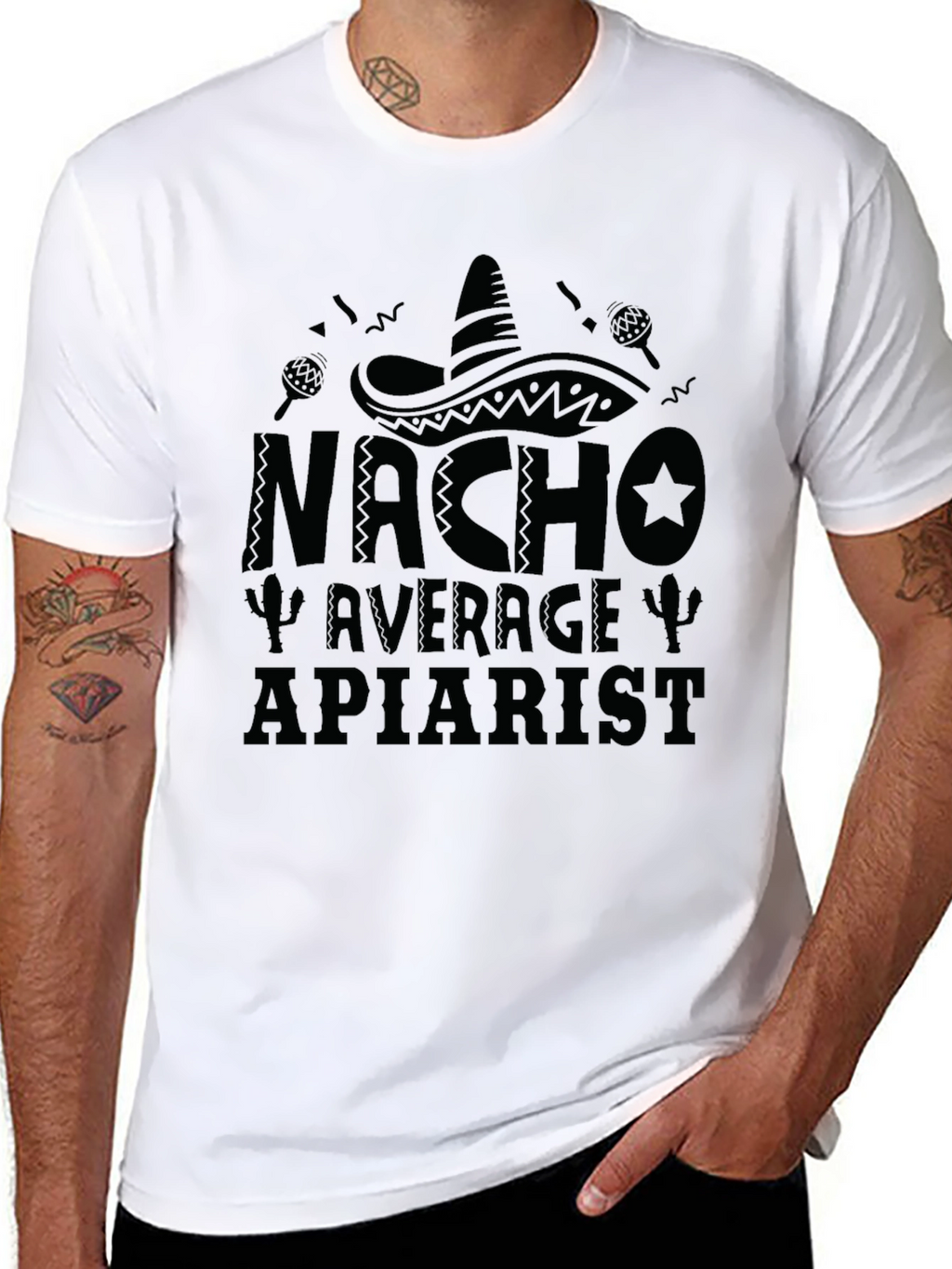 Nacho Average Apiarist Graphic T-Shirt