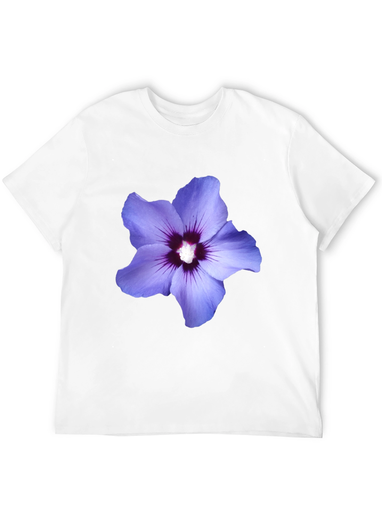 Floral Print Black T-Shirt - Mens Casual Style