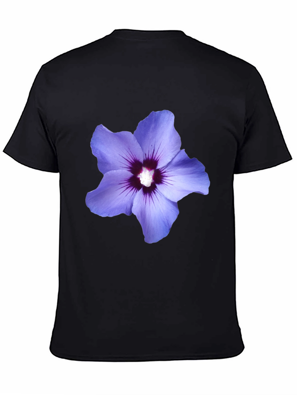 Floral Print Black T-Shirt - Mens Casual Style