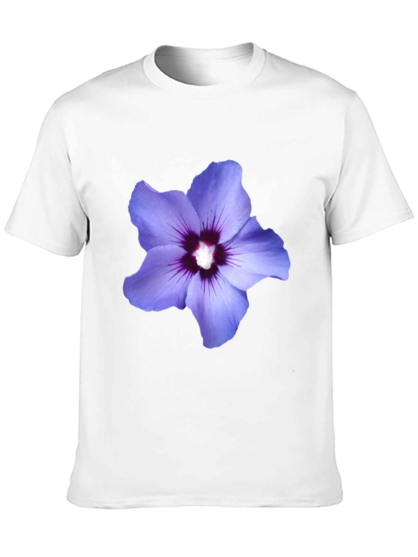 Floral Print Black T-Shirt - Mens Casual Style