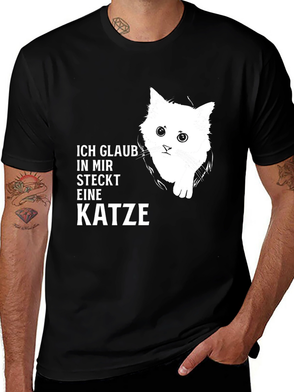 Ich Glaub In Mir Steckt Eine Katze T-Shirt