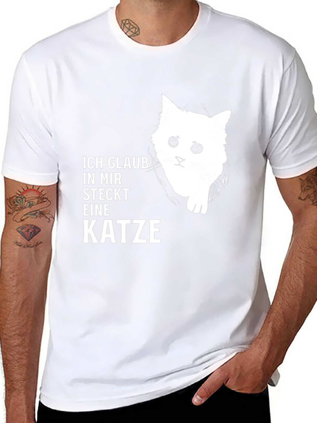 Ich Glaub In Mir Steckt Eine Katze T-Shirt