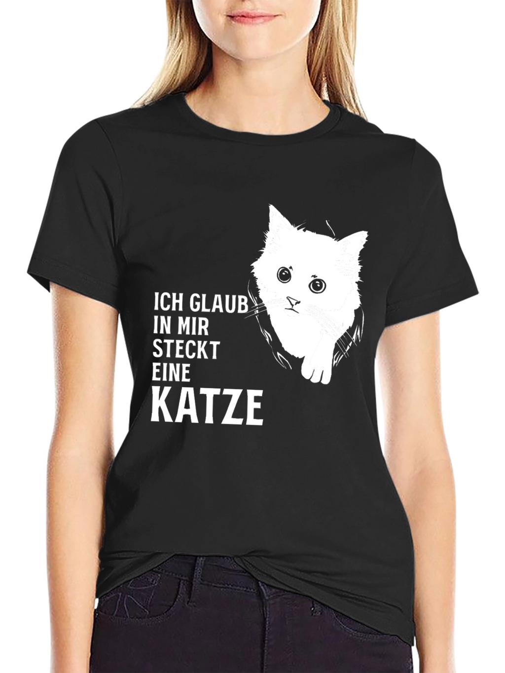Ich Glaub In Mir Steckt Eine Katze T-Shirt