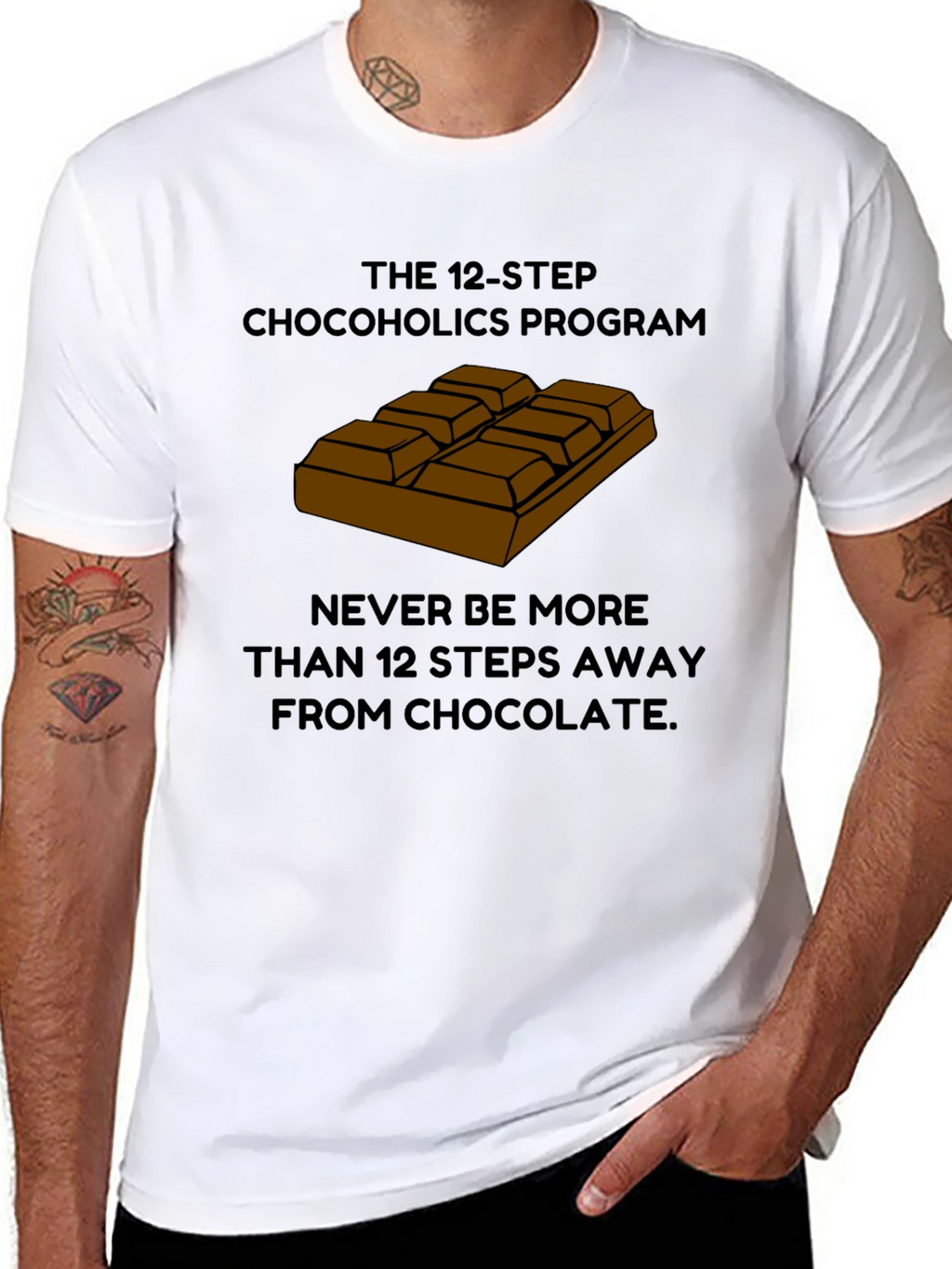 Chocoholics 12-Step Program T-Shirt