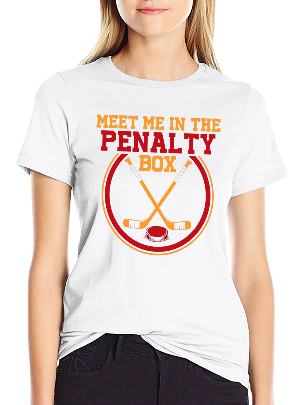 Meet Me in the Penalty Box Hockey T-Shirt