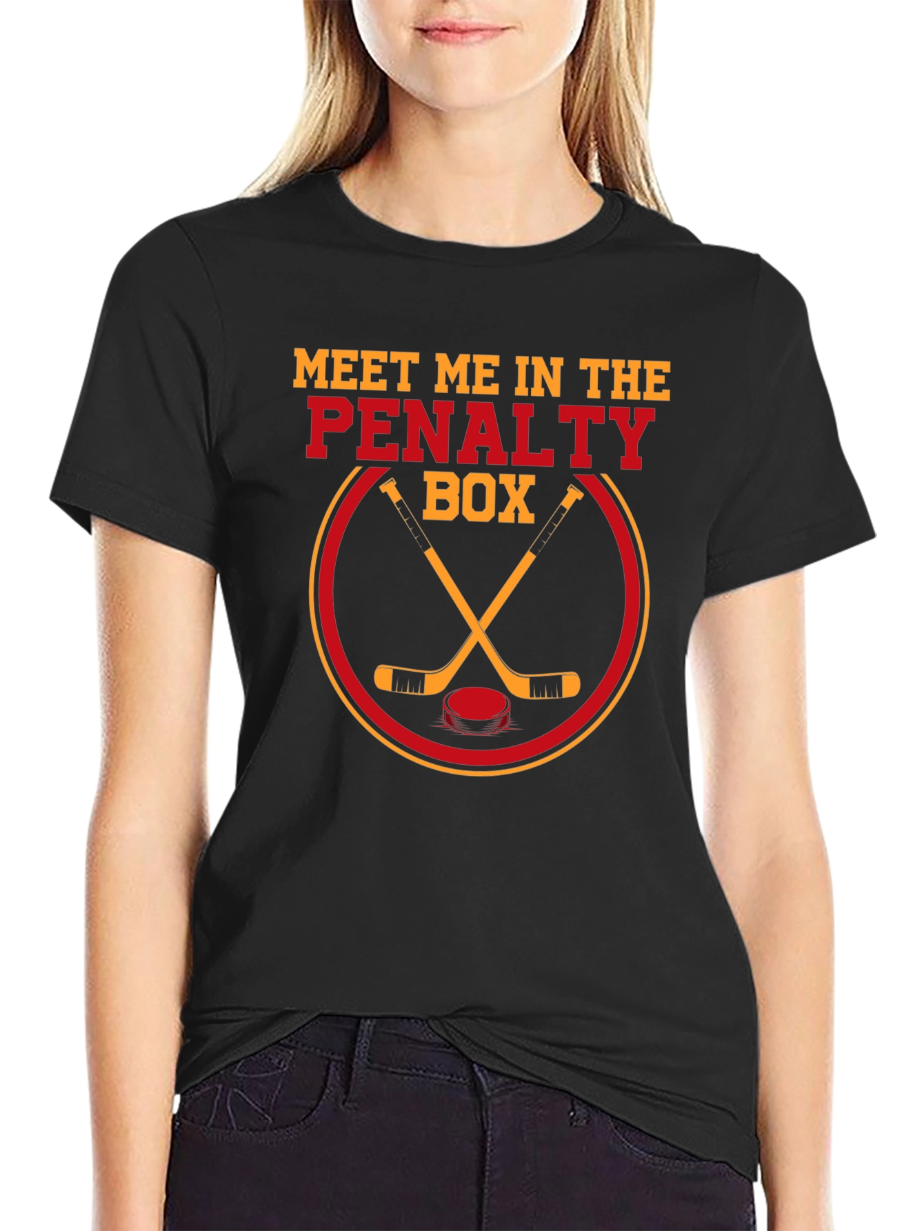 Meet Me in the Penalty Box Hockey T-Shirt