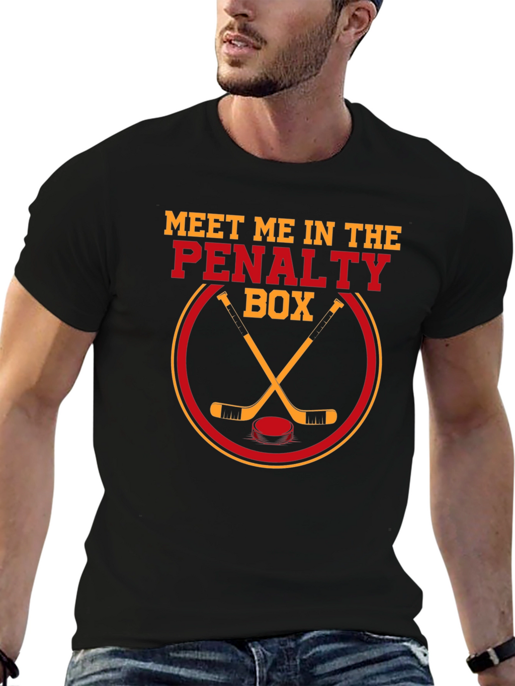 Meet Me in the Penalty Box Hockey T-Shirt