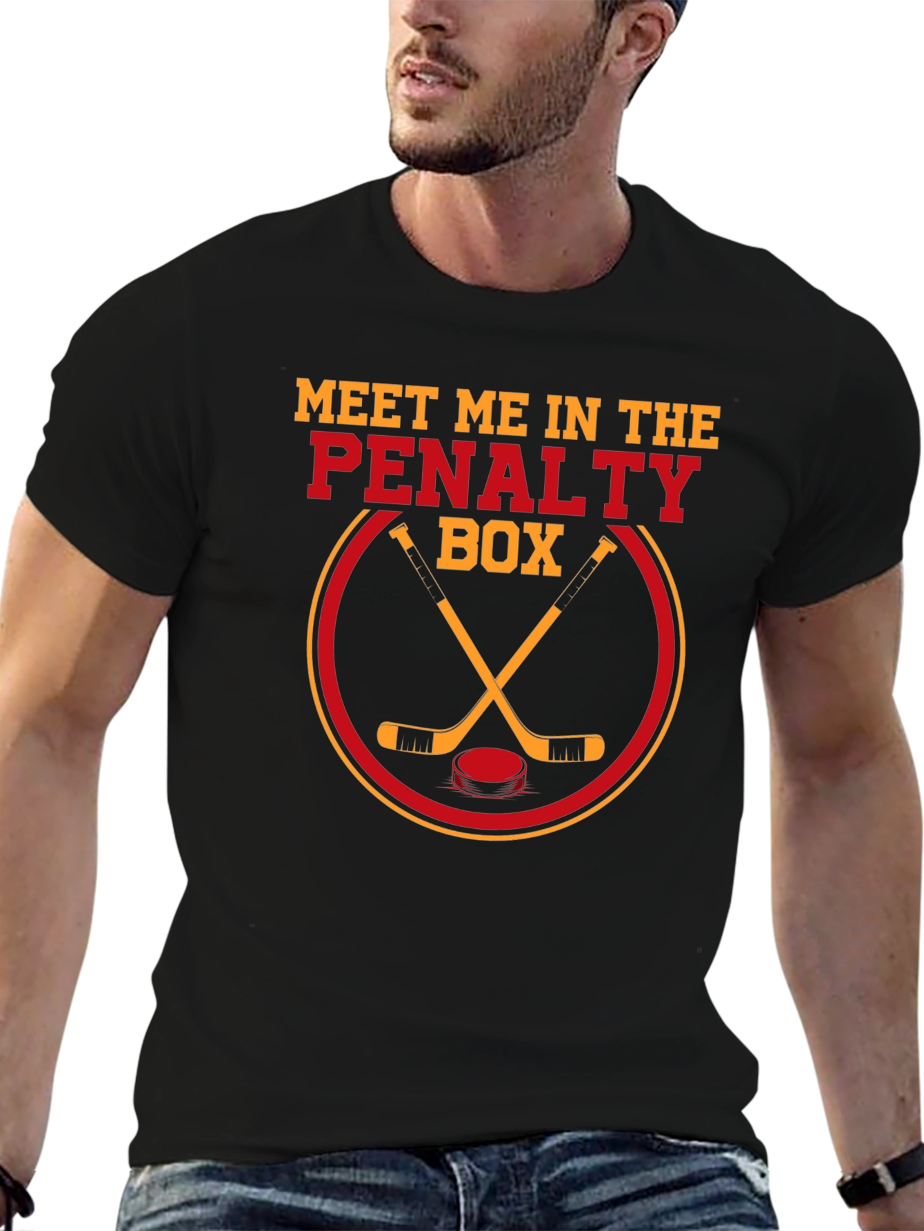 Meet Me in the Penalty Box Hockey T-Shirt