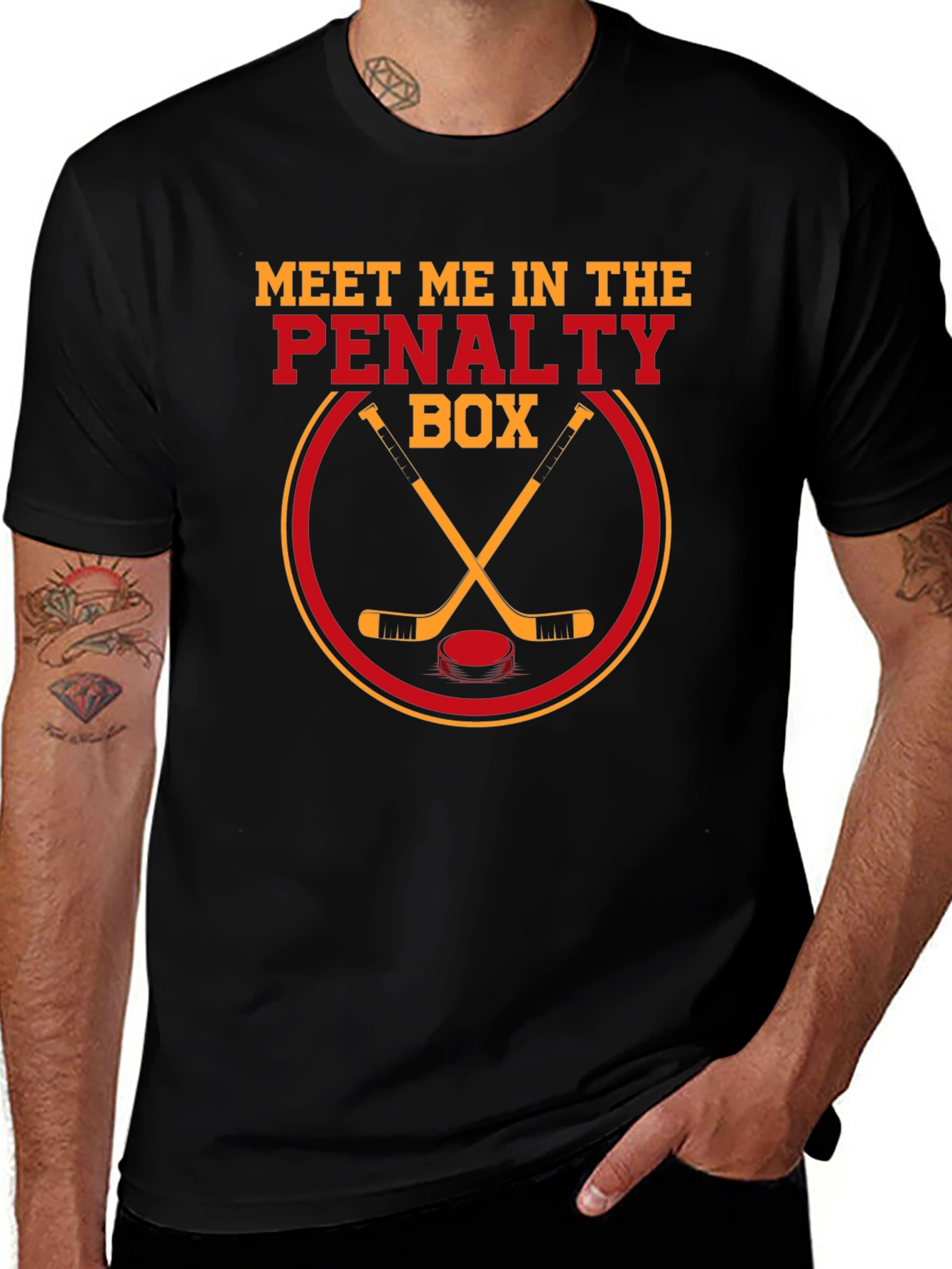 Meet Me in the Penalty Box Hockey T-Shirt