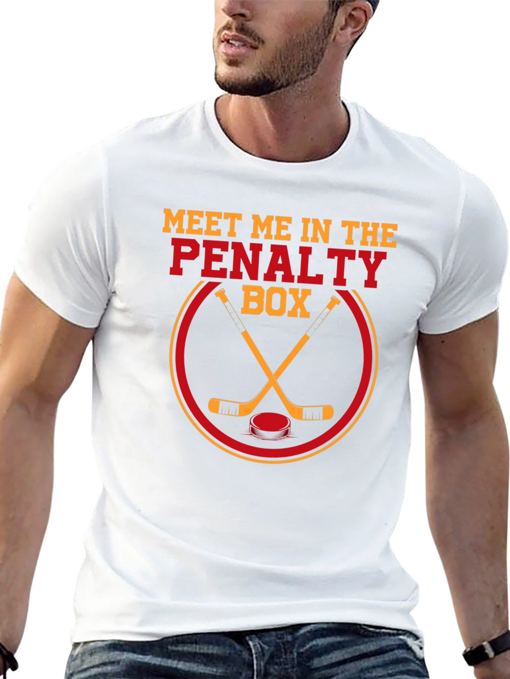 Meet Me in the Penalty Box Hockey T-Shirt