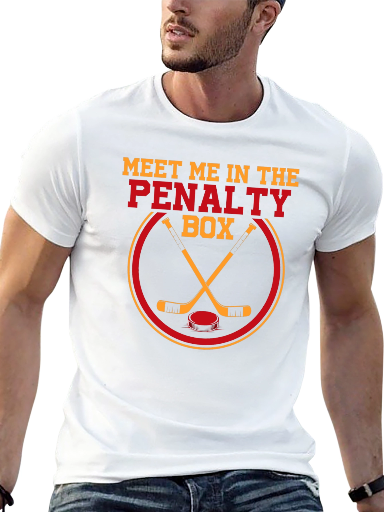 Meet Me in the Penalty Box Hockey T-Shirt