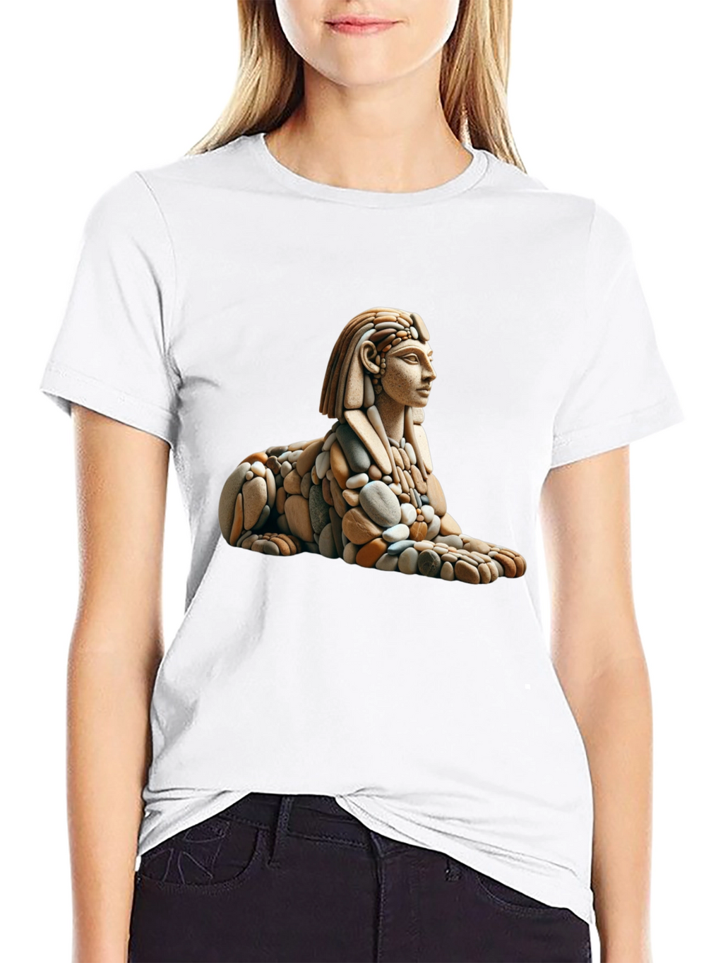 Sphinx Rock Art Graphic Tee