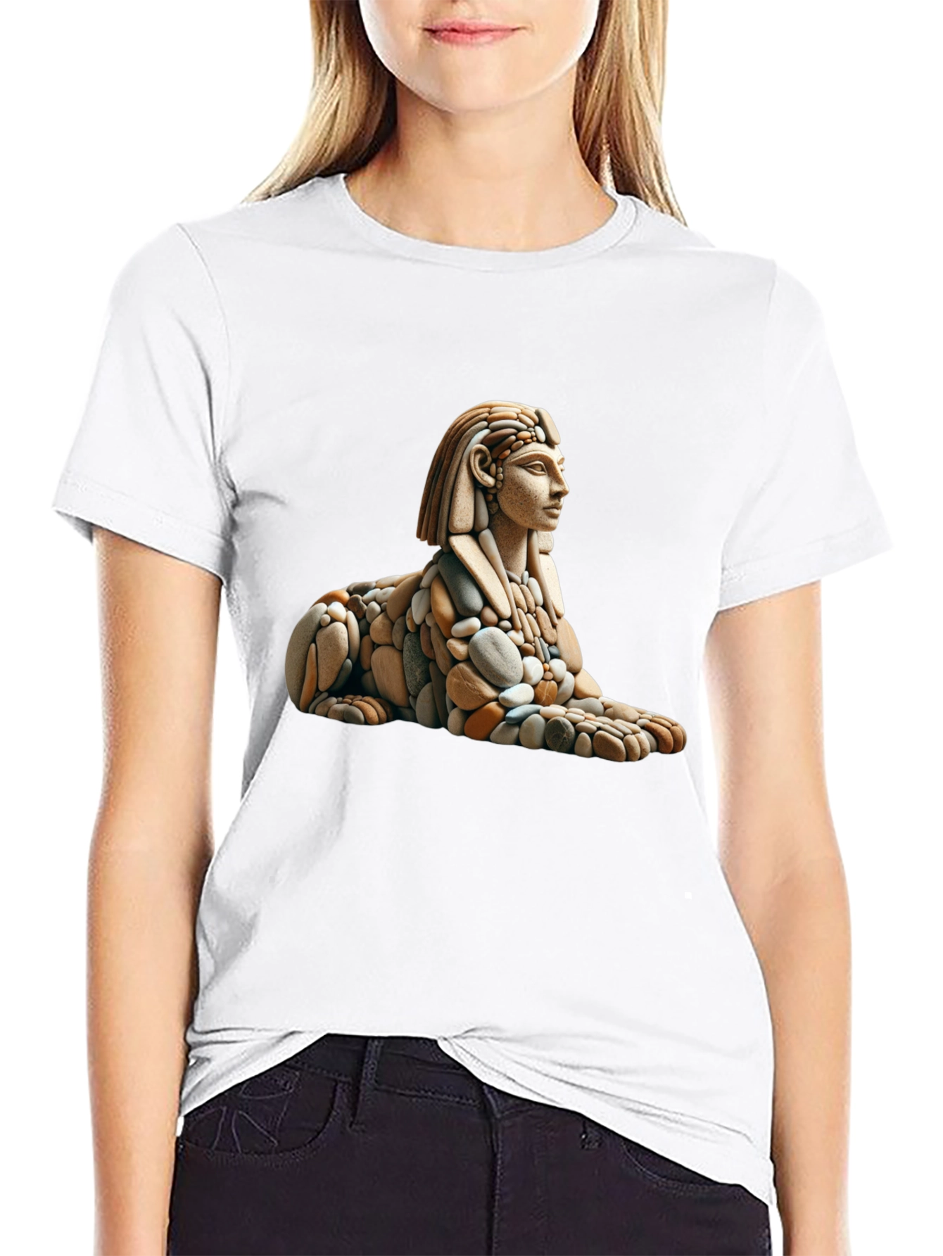 Sphinx Rock Art Graphic Tee