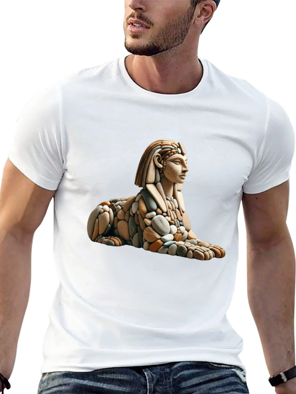 Sphinx Rock Art Graphic Tee