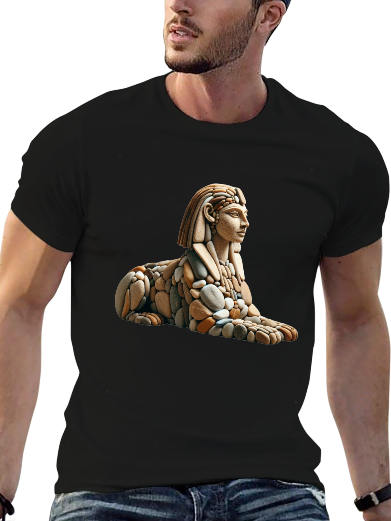 Sphinx Rock Art Graphic Tee