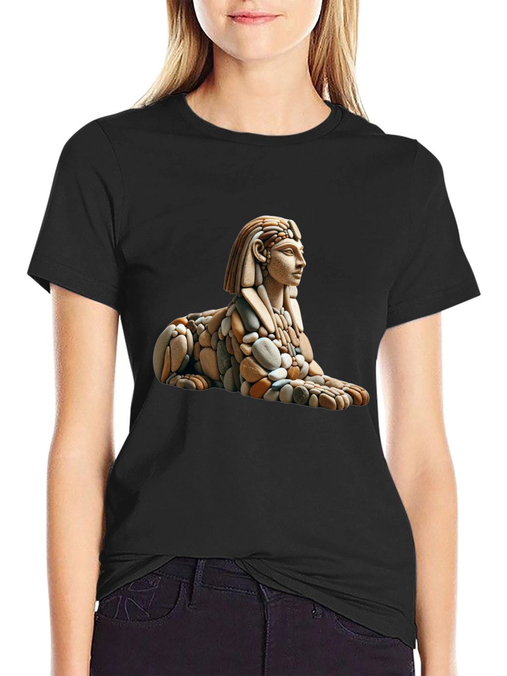 Sphinx Rock Art Graphic Tee