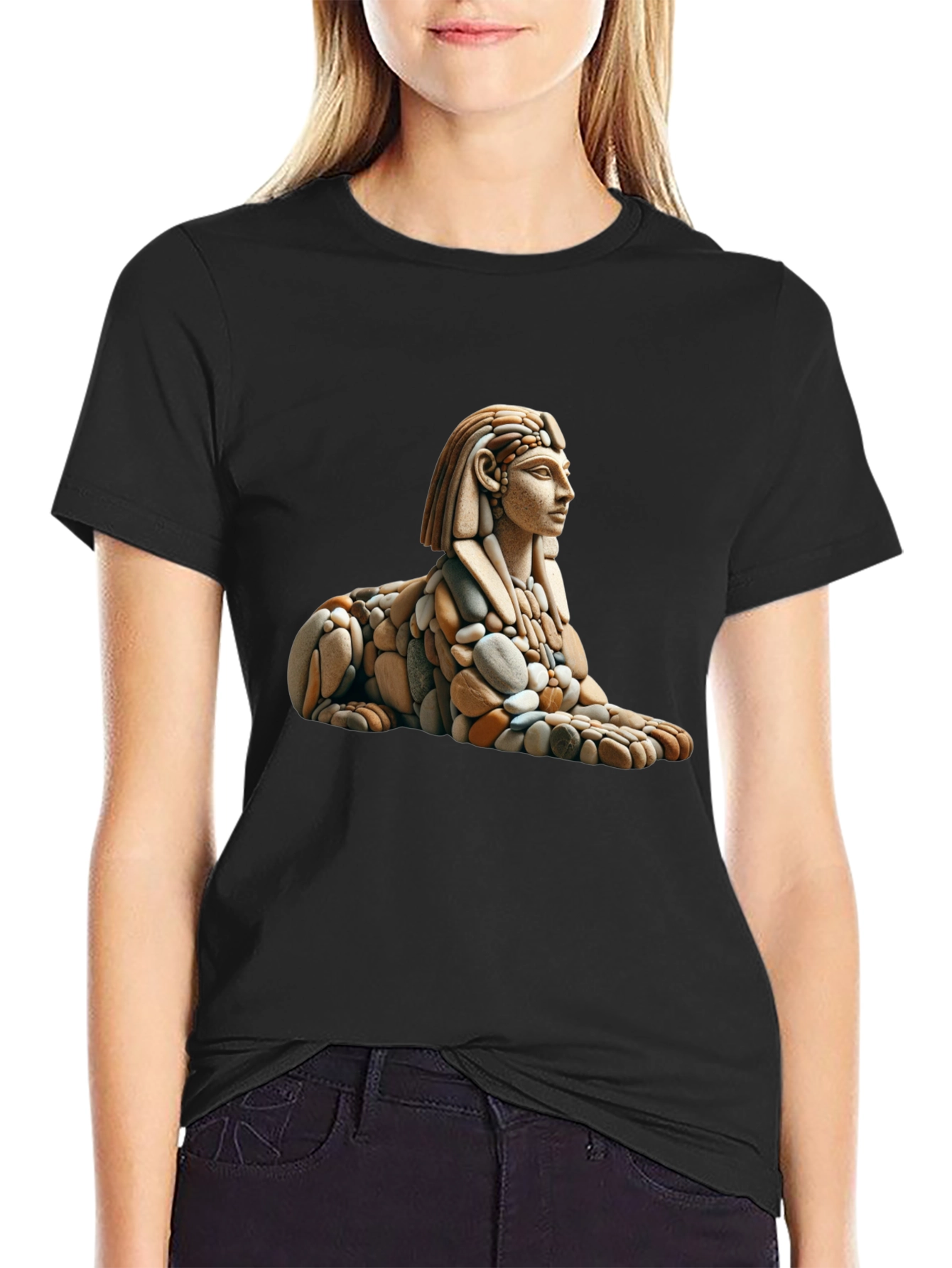 Sphinx Rock Art Graphic Tee