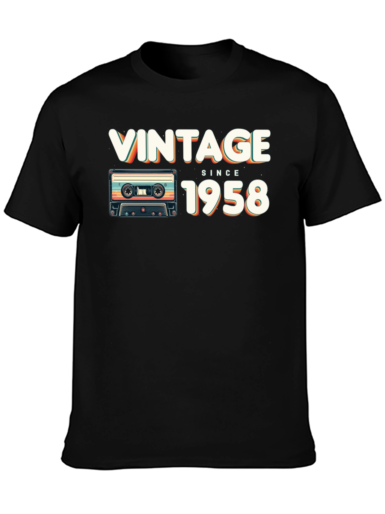Vintage Since 1958 Cassette Tape T-Shirt
