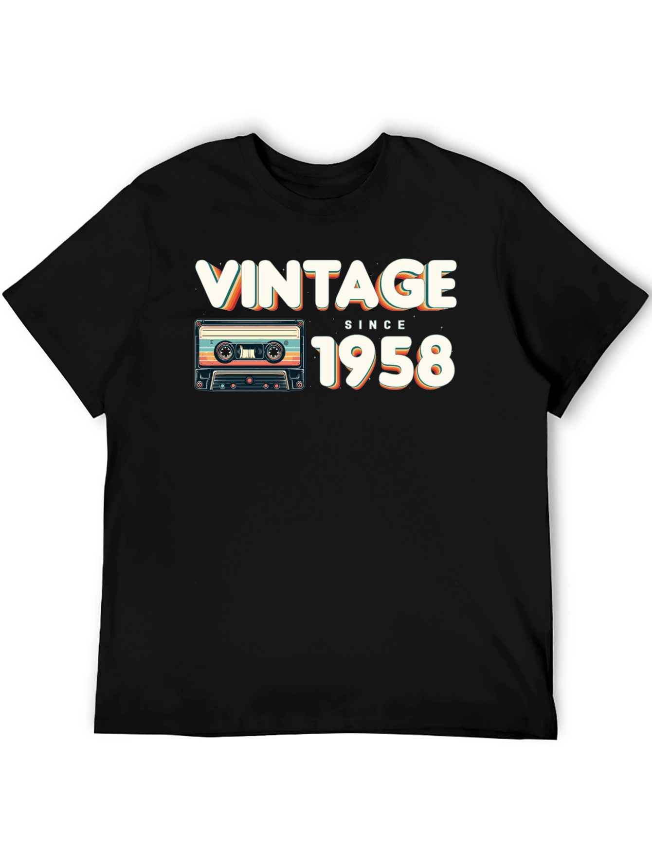 Vintage Since 1958 Cassette Tape T-Shirt
