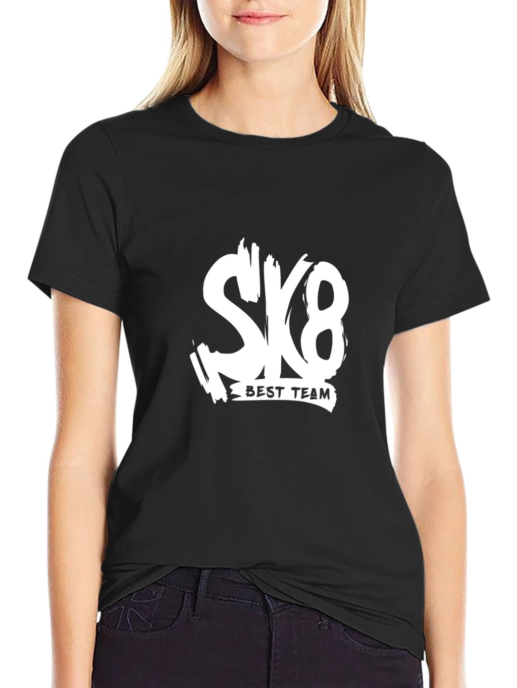 SK8 Best Team Black T-Shirt
