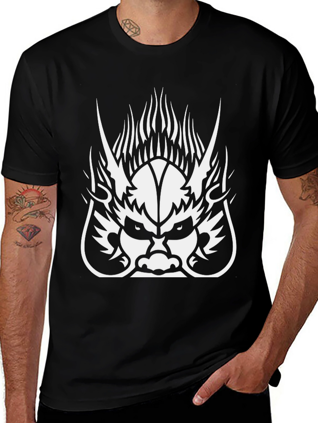 Dragon Graphic Black T-Shirt