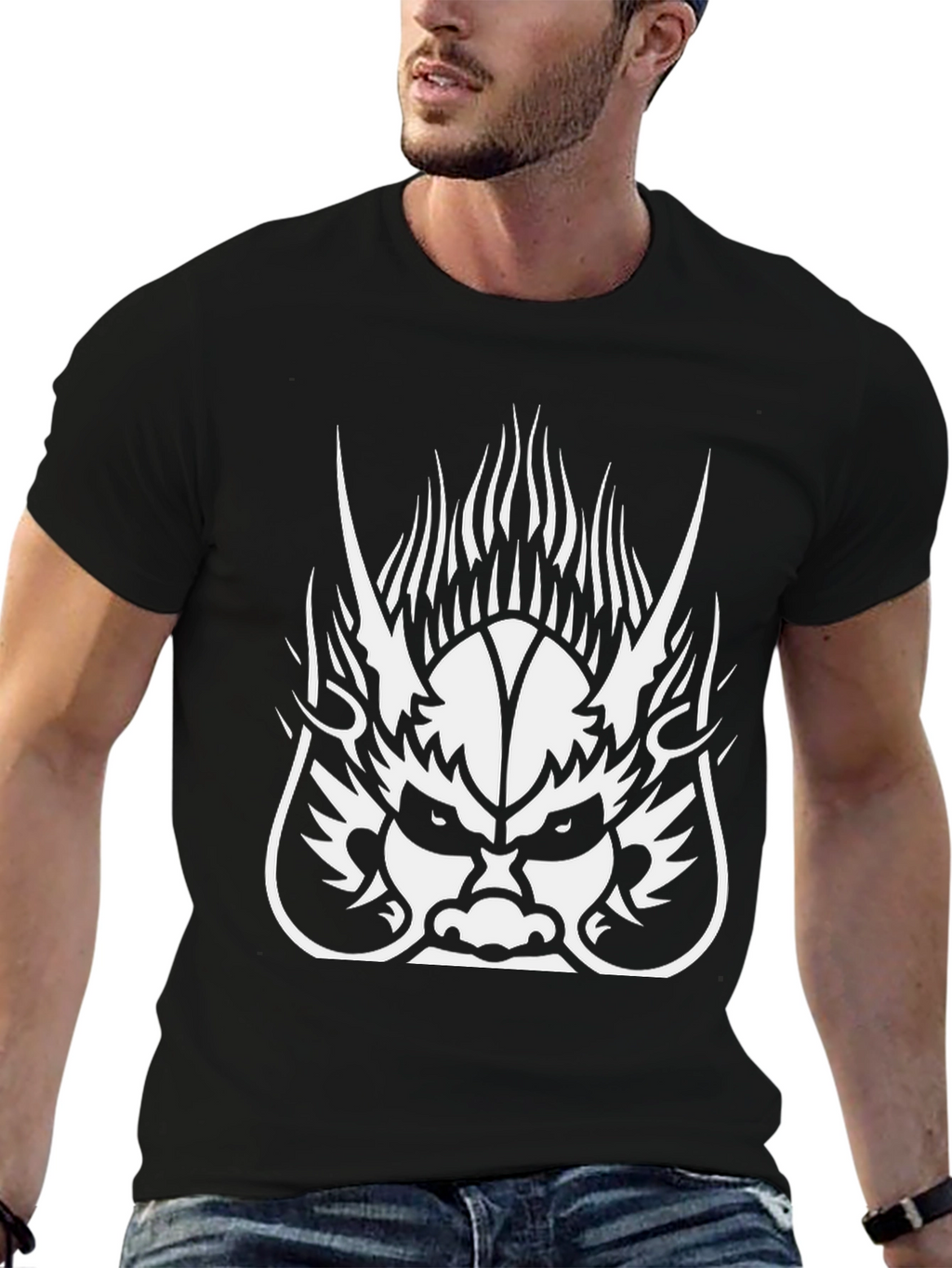 Dragon Graphic Black T-Shirt
