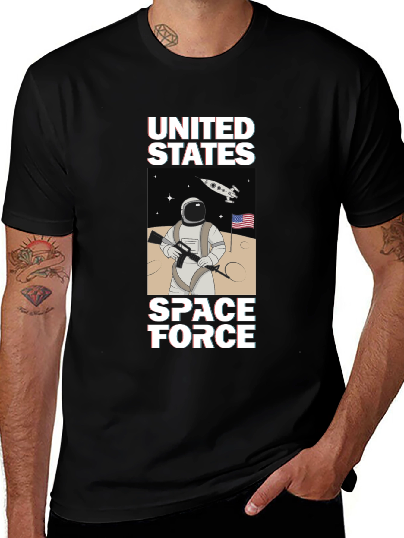 United States Space Force Graphic T-Shirt