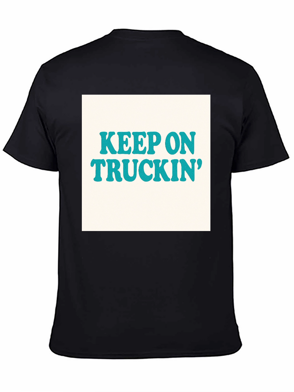 Keep On Truckin Retro T-Shirt - Black