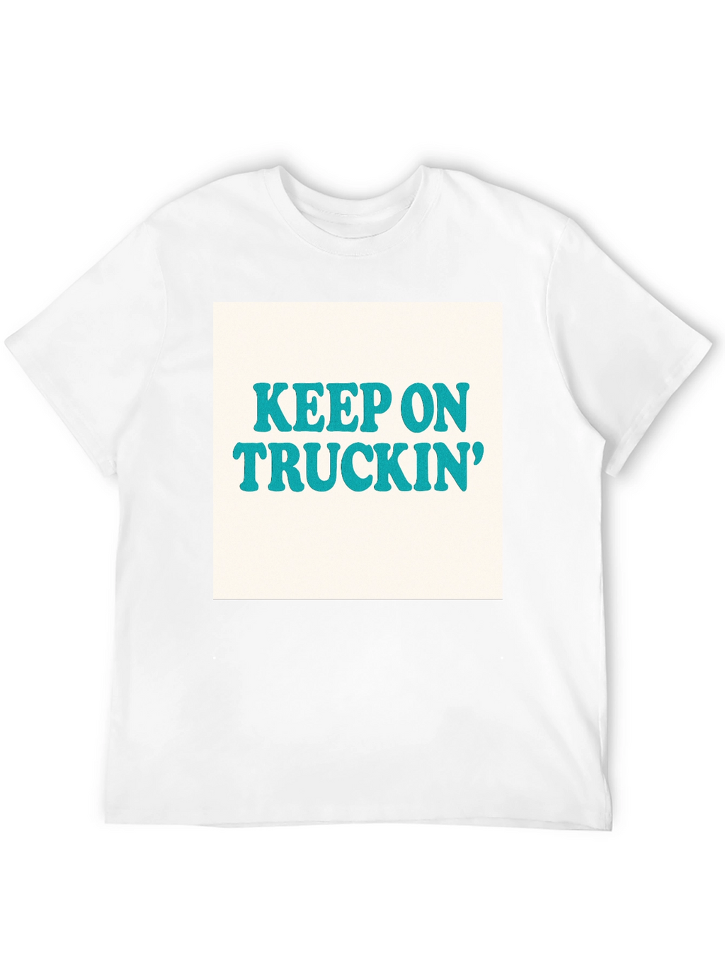 Keep On Truckin Retro T-Shirt - Black