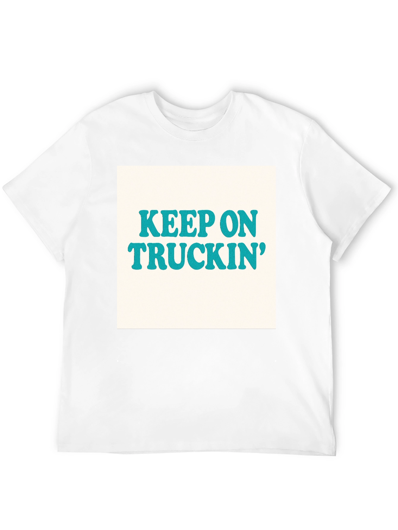 Keep On Truckin Retro T-Shirt - Black