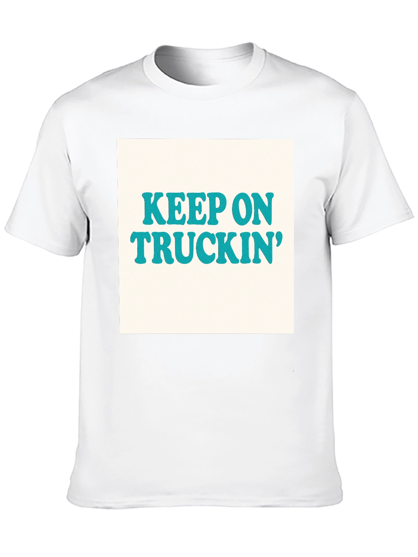 Keep On Truckin Retro T-Shirt - Black