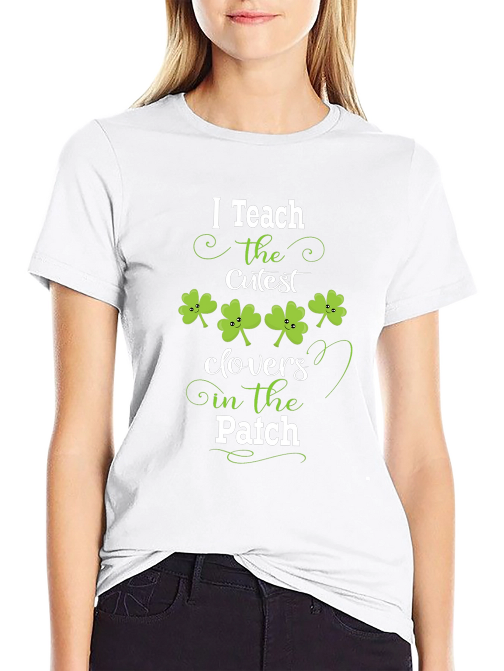 Teachers St. Patricks Day Clover T-Shirt